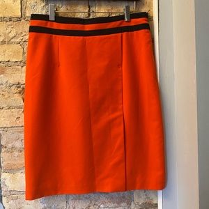 Worthington Orange Pencil Skirt size 10